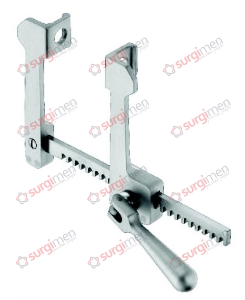 FINOCHIETTO-INFANT Rib Spreaders from ALUMINIUM forbabies A=15mm,B=15mm,C=175mm
