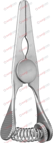 GLOVER-DE BAKEY ATRAUMA Bulldog Clamps with Toothing DE BAKEY occlusion pressure adjustable 8 cm 3 1/8