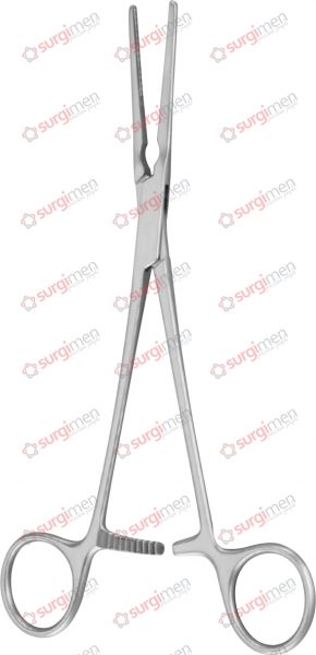 DE BAKEY-POTTS ATRAUMA Patent Ductus Clamps with Toothing DE BAKEY 22 cm 8¾“
