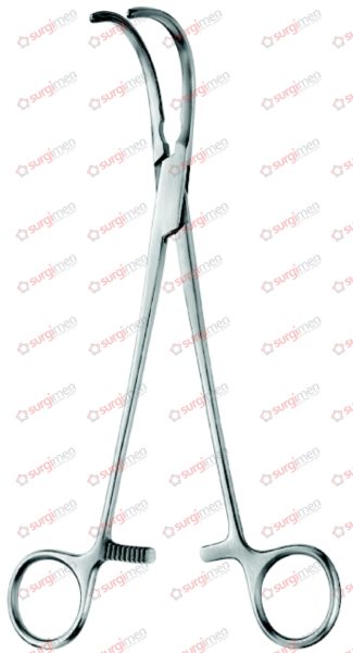 GLOVER ATRAUMA Anastomosis Clamps with Toothing DE BAKEY 22 cm, 8¾“