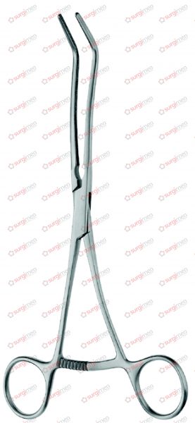 LEES ATRAUMA Bronchus Clamps with Toothing DE BAKEY  24,5 cm, 9¾“