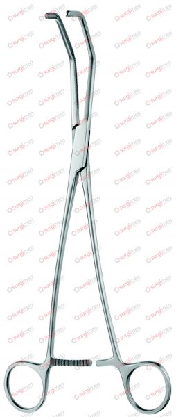 COOLEY ATRAUMA Vascular Clamps with Toothing COOLEY Tangential occlusion clamps 19 cm, 7½“