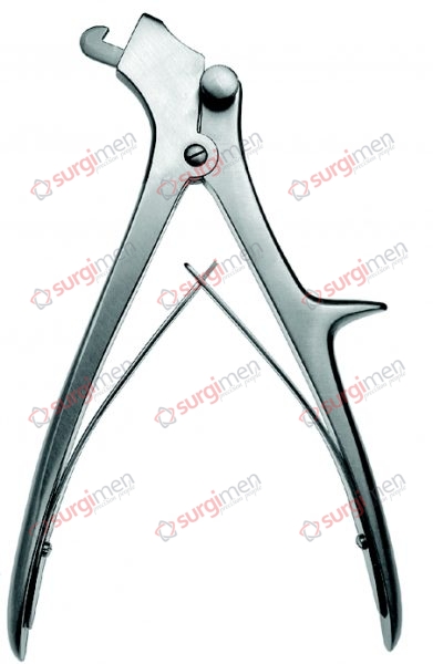 DE VILBISS Cranial rongeur with 1 hook each small (24-625-01) and large (24-625-02) 20,5 cm, 8“