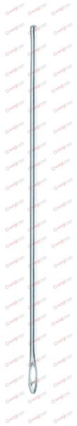 Probes with eye, ø 2 mm, stainless  steel, 25,0 cm, 10“