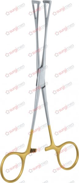DUVAL Intestinal and Tissue Grasping Forceps with tungsten carbide inserts 20,5 cm, 8“