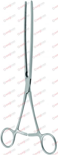 KOCHER Intestinal Clamp Forceps with non-traumatic serration soft elastic 21 cm, 8¼“