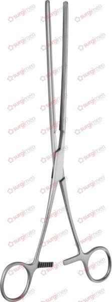 KOCHER Intestinal Clamp Forceps soft elastic 25,5 cm, 10“