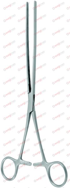 MAYO-ROBSON Intestinal Clamp Forceps hard elastic, with non-traumatic serration 25,5 cm, 10“
