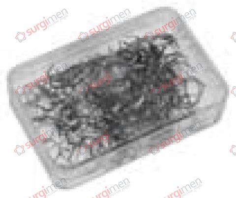 VON PETZ Suture clips of German silver, package of 300 pieces