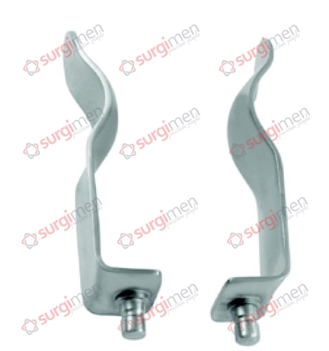 ALAN-PARK Pair lateral valves 95 x 22 mm (AxB)