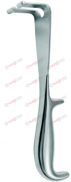YOUNG Prostatic Retractors forked 36 x 13 mm (AxB) 21,5 cm, 8½“