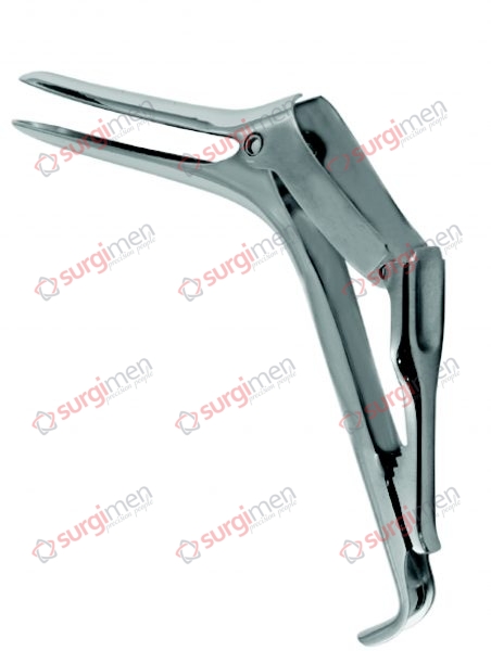SEMM Vaginal specula with double lock, one-hand operated 90 x 14-18 mm (AxB)