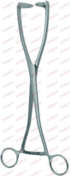 COLLIN Uterine elevating forceps with movable jaws 26,5 cm, 10½“