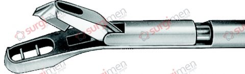 TISCHLER Cervical Biopsy and Specimen Forceps Complete instrument Tip with tube angled downward 230 mm