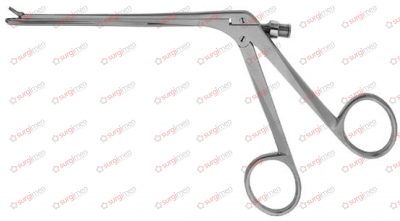 BLAKESLEY Nasal Cutting Forceps through cutting, 45° upwards curved with suction tube 4,0 mm