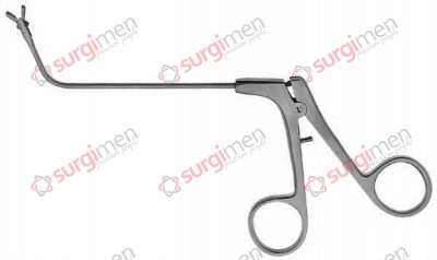 Biopsy Forceps with cup jaws 70° upwards curved, horizontal opening 120 mm , 3mm