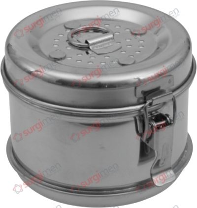 KONRICH Sterilizing Drums Stainless Steel ø390x390 mm