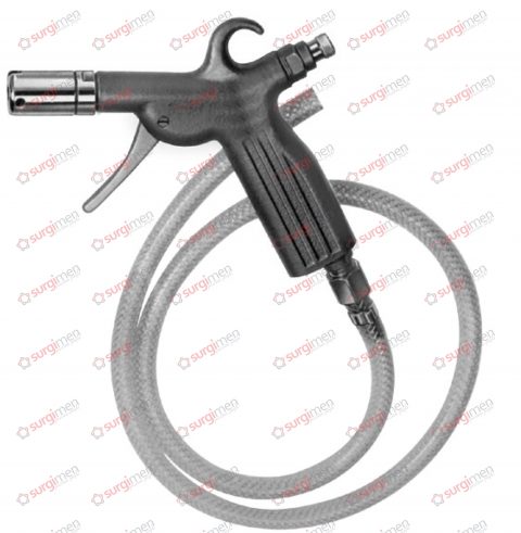 Water jet pistol, complete, consisting of: 55-600-01 1 Water jet pistol 55-600-02 1 Cleaning tip for bottles 55-600-03 1 Cleaning tip for cones of RECORD syringes 55-600-04 1 Cleaning tip for catheters 55-600-05 1 Cleaning tip for drainage tubings 55-600-