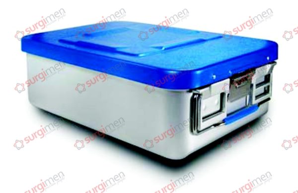 Containers Saftey Lid - Bottom non-perforated 465 x 280 x 135 mm Colour of Lid blue