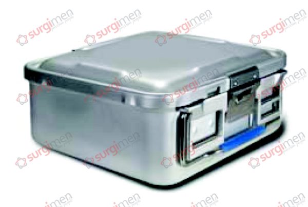 Special Container Lid non perforated - Bottom non perforated 285 x 280 x 100 mm Colour of Lid red