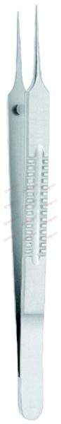 Micro Suture Tying Forceps with Flat Handles 18,5 cm, 7¼“ with smooth tying platforms