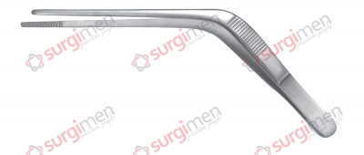 TROELTSCH (WILDE) Ear and Nasal Dressing Forceps, angular 12,5 cm, 5“
