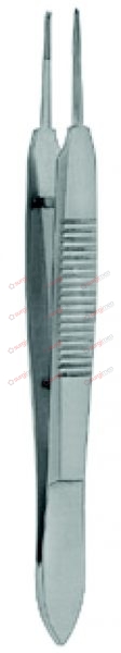 MOD. BONN Delicate Tissue Forceps 7 cm, 2¾“ with tying platform teeth 0.12 mm