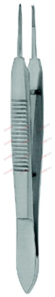 MOD. BONN Delicate Tissue Forceps 9,5 cm, 3¾“ with tying platform teeth 0.12 mm
