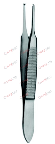 GRAEFE Delicate Tissue Forceps 7 cm, 2¾“ 0,5 mm 1x2 teeth straight