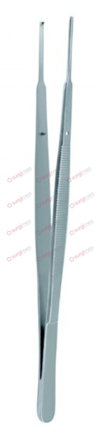 GERALD Delicate Tissue Forceps 17,5 cm, 7“ 1x2 teeth curved