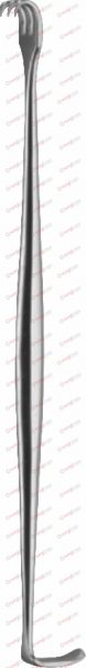 KILNER Retractors, double-ended 15 cm, 6“ sharp