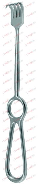 KOCHER Retractors 22,5 cm, 9“ semi-sharp 15 x 30 mm