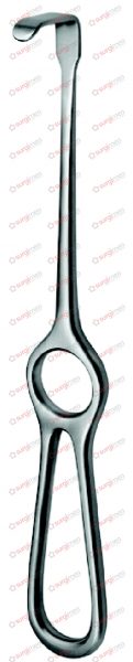 KOCHER-LANGENBECK Retractors 21,5 cm, 8½“ 35 x 8 mm