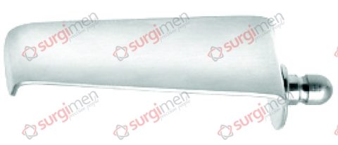 CLOWARD Lateral valve, blunt, 55 x 15 - 23 mm