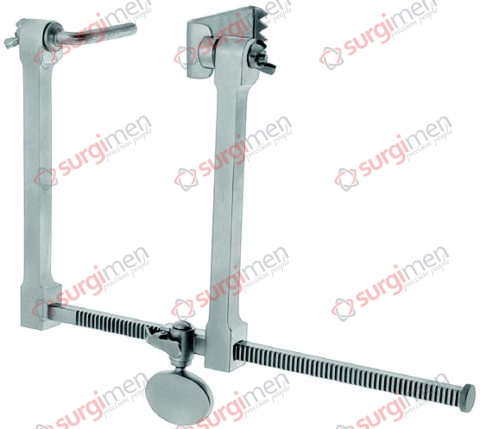 SCOVILLE Self-retaining retractor, 120 mm complete set