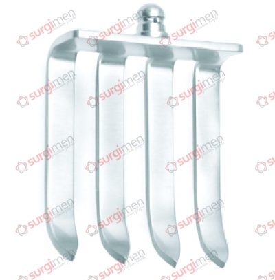 CASPAR Lateral valves with ball snap closure, for self-retaining retractor, 37 x 52 mm