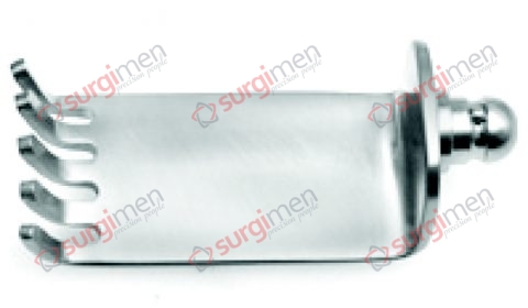 CASPAR Medial valves with ball snap closure, for self-retaining Self-Retaining Retractors 45 x 23 mm