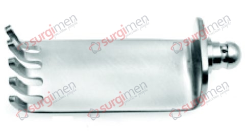 CASPAR Medial valves with ball snap closure, for self-retaining Self-Retaining Retractors 50 x 23 mm