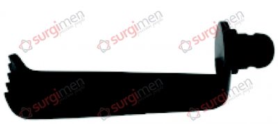 CASPAR Lateral valves with ball snap closure, for self-retaining Self-Retaining Retractors, Surface black-finish 56 x 14 mm