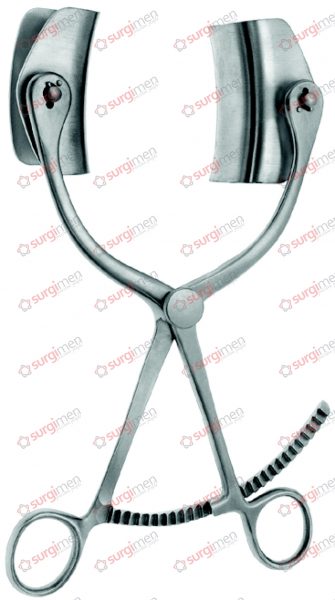 COLLIN Abdominal retractor, 23 cm, 9“ 100 mm, complete set