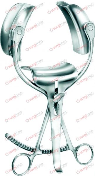 COLLIN Abdominal retractor, 25 cm, 10“ 100 mm, complete set