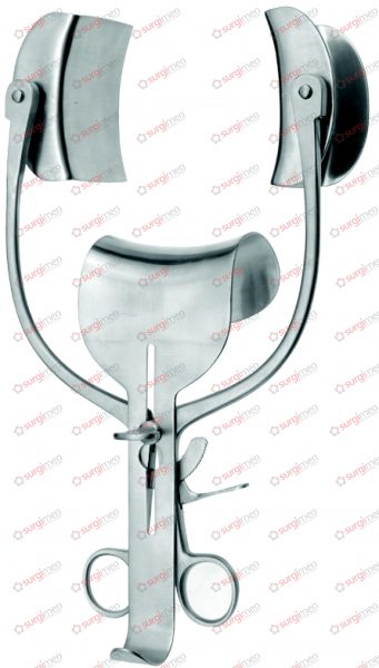 COLLIN Abdominal retractor, 32 cm, 12½“ 150 mm, complete set