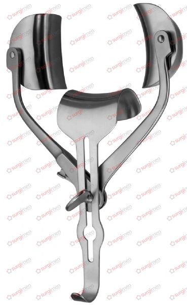 RICARD Abdominal retractor, 210 mm, complete set