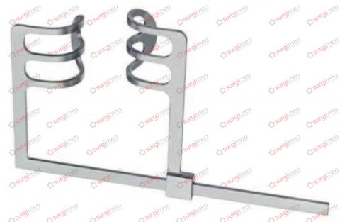 PERMAN Abdominal retractor, 180 mm, lateral valves 60 x 60 mm