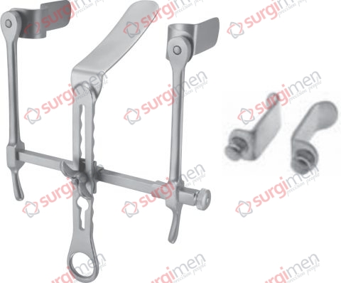 MILLIN Bladder retractor 165 mm, complete set
