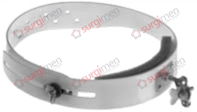 MURPHY Head band of white celluloid, with joint