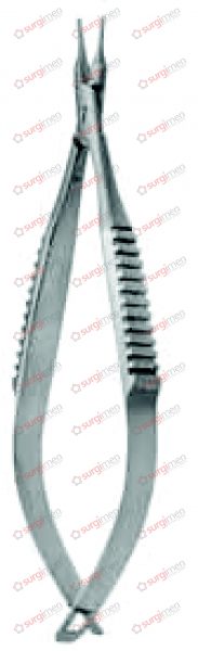 MICRO-CASTROVIEJO Needle Holderswith smooth jaws / without catch 9 cm, 3½“