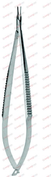 MICRO-CASTROVIEJO Needle Holderswith smooth jaws / without catch 14 cm, 5½“