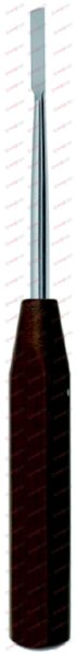 Raspatories with handle from artificial wood 3 mm 19 cm, 7½“
