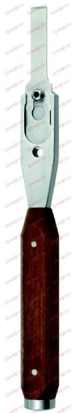Interchangeable chisel blades Can be autoclaved at 3 bar overpressure (143°C) 5 mm
